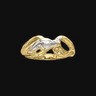 Two Tone Holy Spirit Dove Ring 8.0 Width; 2.93 DWT 7* Ref 103785