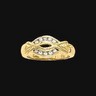 Diamond Ichthus (Fish) Ring 10x1.5; 0.15 TW; 9.25 Width; 4.38 DWT 8 Ref 872751