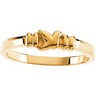 Dove Holy Spirit Chastity Ring for Ladies 10K Yellow Gold; 4.5mm Ref 849033