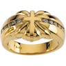 Cross Diamond Ring | 10-1.7; 0.20 TW; 10.75 Width; 5.05 DWT 7 | SKU: R7049D