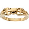 Heart and Cross Ring 5.75 Width; 2.24 DWT 7 Ref 265323