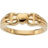 Heart and Cross Ring 5.75 Width; 2.24 DWT 7 Ref 265323