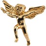 Angel Lapel Pin Height: 15.0mm; Width: 17.0mm Ref 897201