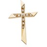 Diamond Cross 26.5 x 18mm .08 CTW Ref 246636