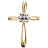 Diamond Cross 26 x 19mm .10 CTW Ref 840419