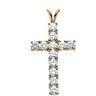 Diamond Cross 24 x 15mm 1.20 CTW Ref 988856